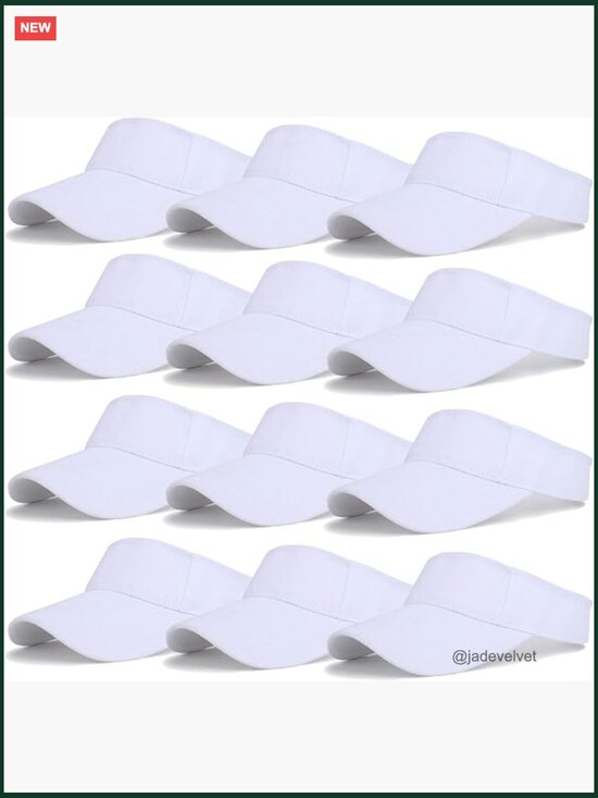 Unisex Adjustable UV Protection Sun Visor Hat for Sports Beach Golf Tennis main image 6